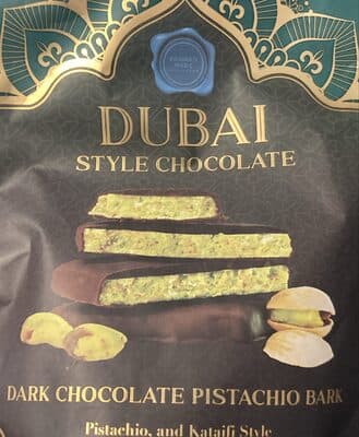Dark Chocolate Pistachio Bark