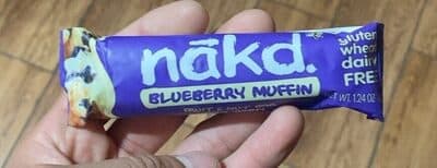 Nkd bars blueberry muffin raw fruit and nuts gluten free