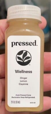 Ginger Lemon Cayenne Cold Pressed Wellness Shot