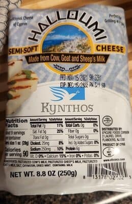 Halloumi semi soft cheese