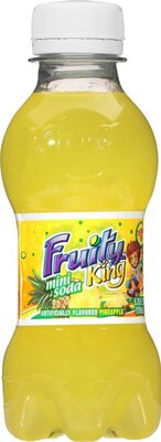 Fruity King, Caffeine Free Mini Soda, Pineapple