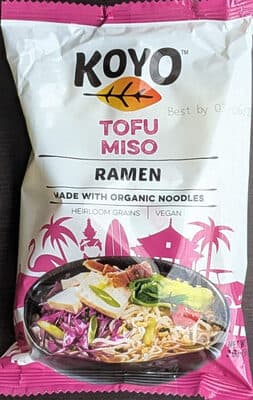Tofu Miso Ramen Noodles