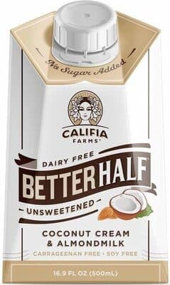 Unsweetened Coconut Cream & Almondmilk