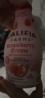 Strawberry Creme Coconut & Strawberry Drink
