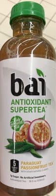 Bai Antioxidant Supertea Bottled Tea Paraguay Passionfruit