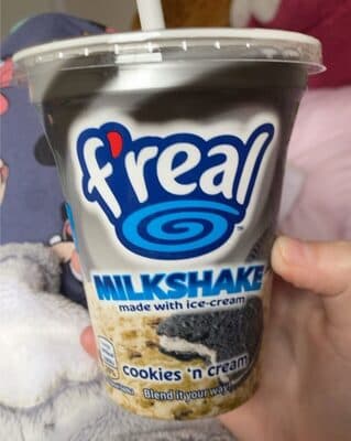 Cookies and cream milkshake