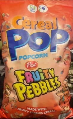 Cereal Pop Pipcorn Fruity Pebbles