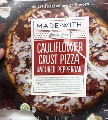 Uncured Pepperoni Gluten-Free Cauliflower Crust Pizza