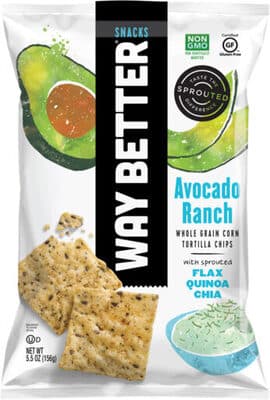 Whole Grain Corn Tortilla Chips, Avocado Ranch