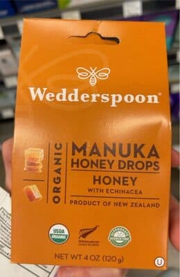 Honey with Echinacea Organic Manuka Honey Drops