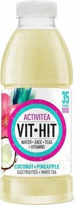 Naturally sweetened low calorie drink with tea