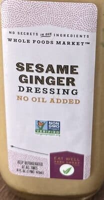 Sesame Ginger Dressing