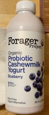 BLUEBERRY ORGANIC DAIRY-FREE PROBIOTIC CASHEWMILK YOGURT, BLUEBERRY