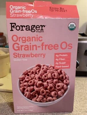Forager Project Organic Grain-Free Os Strawberry Cereal