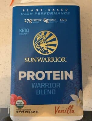 Sunwarrior Vanilla Protein Warrior Blend