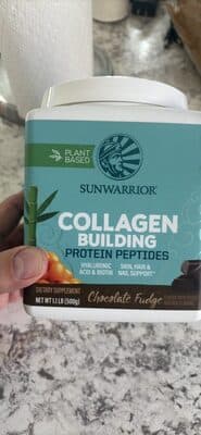 Plant based collagen chocolate protein powder