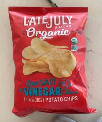 Sea Salt and Vinegar Vibes Organic Thin & Crispy Potato Chips
