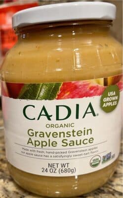 Organic Gravenstein Apple Sauce