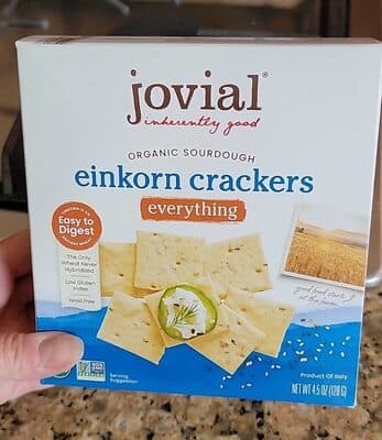 Einkorn crackers everything