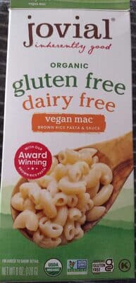 jovial vegan gluten free mac