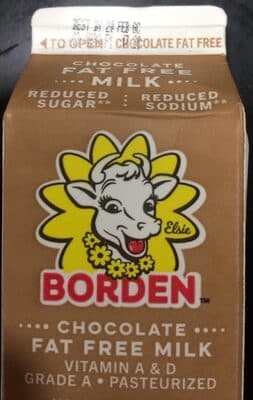 Chocolate fat free milk