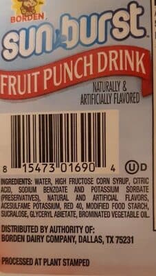 Fruit Punch Drink