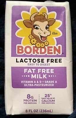 Lactose Free Fat Free Milk