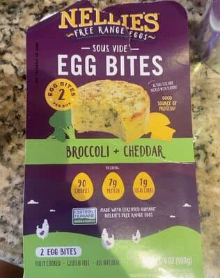Broccoli + Cheddar Sous Vide Egg Bites