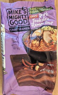 Pork Tonkotsu Ramen Soup, Spicy