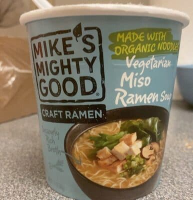 Vegetarian Miso Ramen Soup
