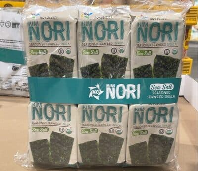 Seasoned seaweed snack