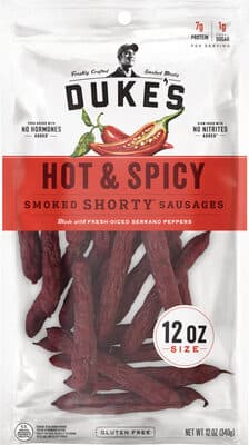 Hot & Spicy Smoked Shorty Sausages