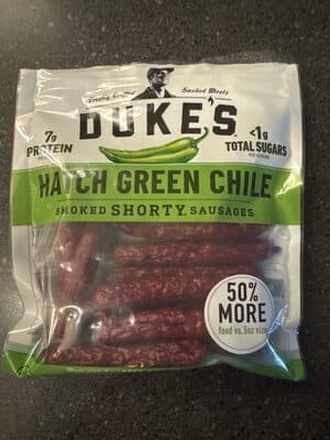 Hatch Green Chile Smoked Shorty Sausages