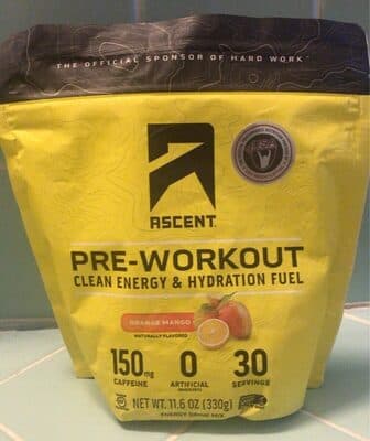 Orange Mango Pre-Workout Clean Energy & Hydration Fuel Energy Drink Mix