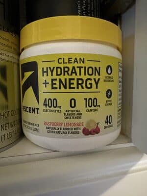 Clean Hydration+ Energy, Raspberry Lemonade