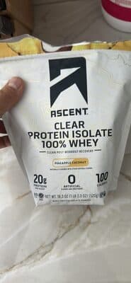 Clear Protein Isolate 100% Whey Pineapple Coconut