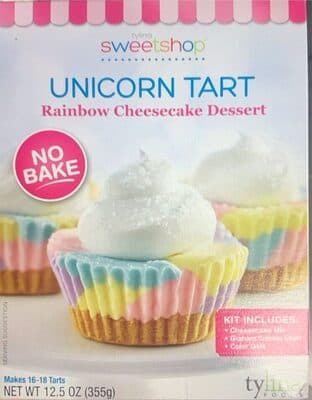 Unicorn Tart Rainbow Cheesecake Dessert