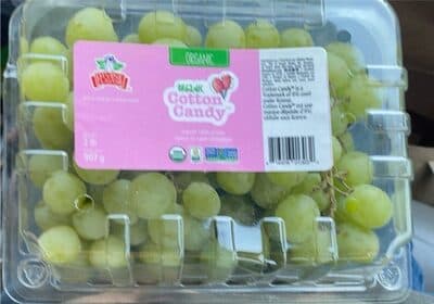 Organic Cotton Candy Grapes