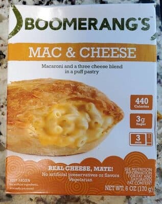 Mac & Cheese Macaroni and a Three Cheese Blend in a Puff Pastry