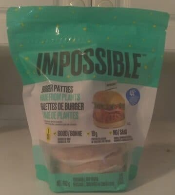 Burger Patties Made From Plants