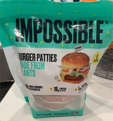 Impossible Made from Plants Burger Patties
