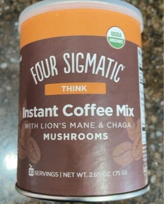 instant coffee mix with mushrooms