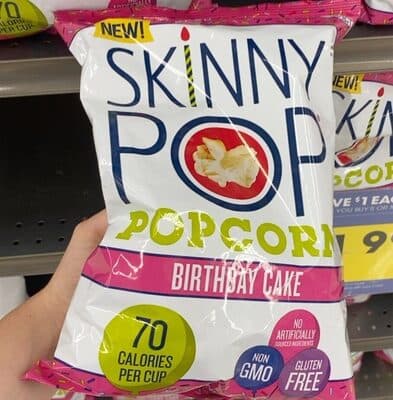 Popcorn Birthday Cake