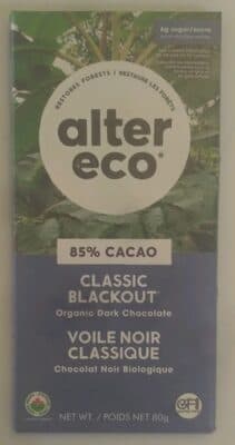 Classic Blackout Organic Dark Chocolate
