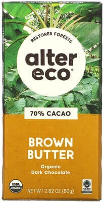 Brown Butter Organic Deep Dark Salted Chocolate