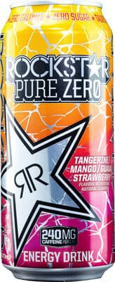 Tangerine, Mango, Guava Strawberry Pure Zero Energy Drink