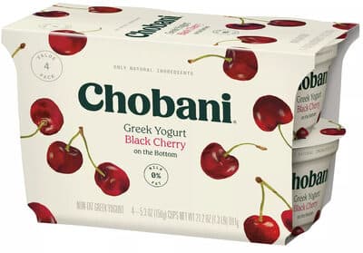 Black Cherry on the Bottom Non-Fat Greek Yogurt