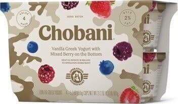 Vanilla Mixed Berry on the Bottom Low-Fat Greek Yogurt