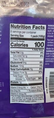 Açaí superfruit packs