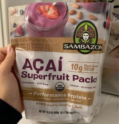 Performance Protein Acai Superfruit Packs